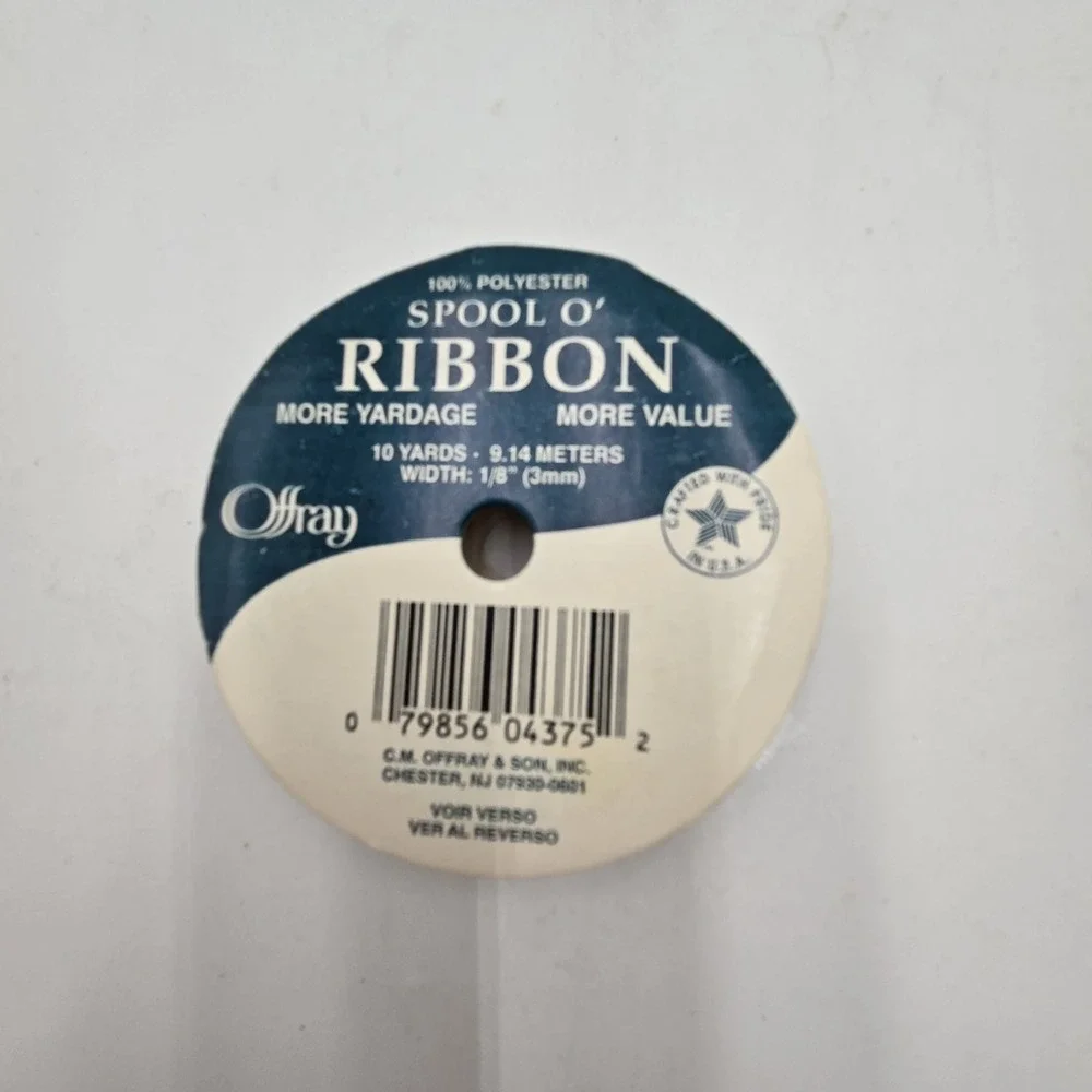 LOT OF 7 Vtg ribbons‎ 1/4